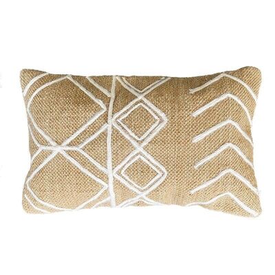 Cotton cushion cover with rope details M/Simbu
