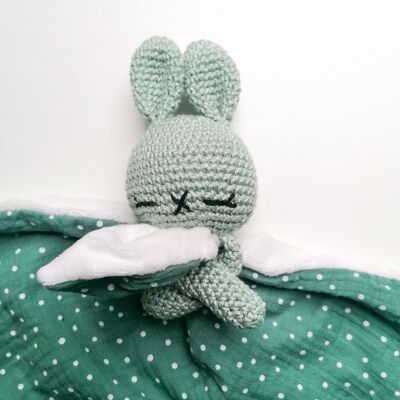 Crochet bunny cuddly toy