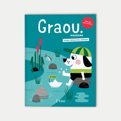 Magazine Graou 3 - 7 years old, N° L'eau
