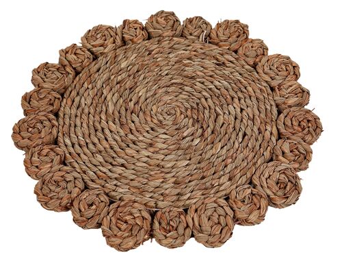 BAJO PLATO REDDO. HOJA DE BANANA HM472372