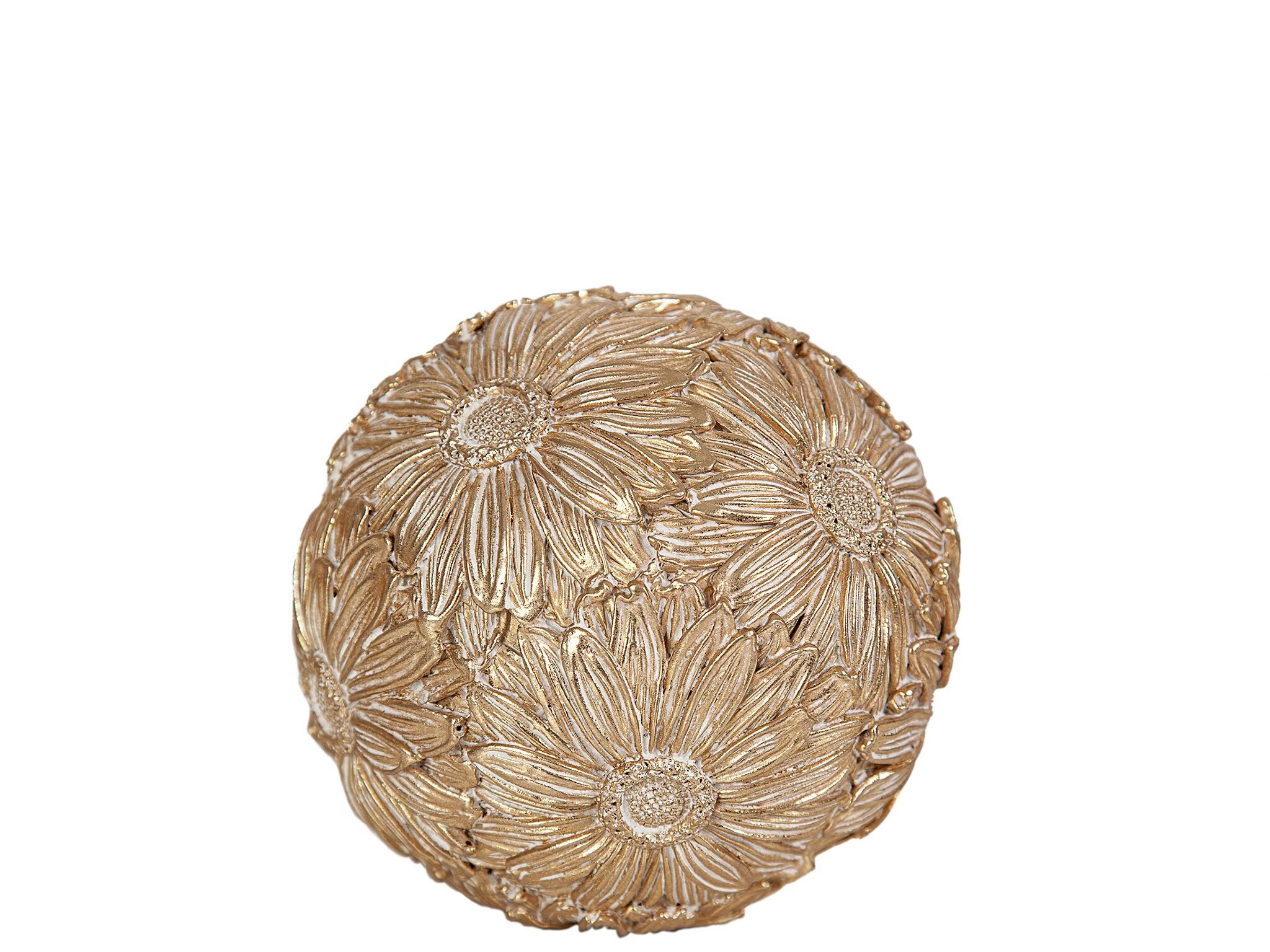 SFERA IN RESINA ORO HM102306