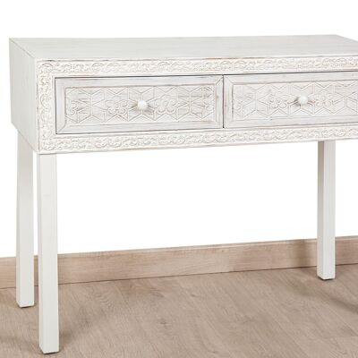 DECAPE WOODEN CONSOLE 2 DRAWERS HM142304
