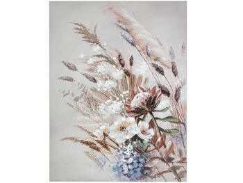 PEINTURE À L'HUILE FLEURS 90X4X120CM HM402324 1