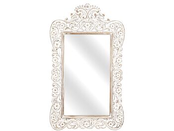 MIROIR OUVERT EN BOIS AVEC COUVERCLE 68X5X114CM HM302304