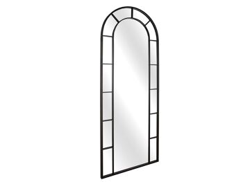 ARC MIROIR MÉTAL NOIR 70X3X180CM HM232324