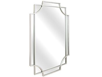 MIROIR EN MÉTAL ARGENT HM232322