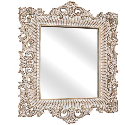 NATURAL RESIN MIRROR 35X2X30CM HM102330