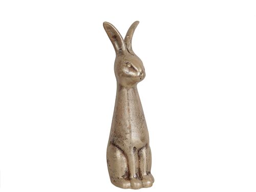 FIGURA CONEJO CERAMICA RUSTIC 14X18X48CM HM32368