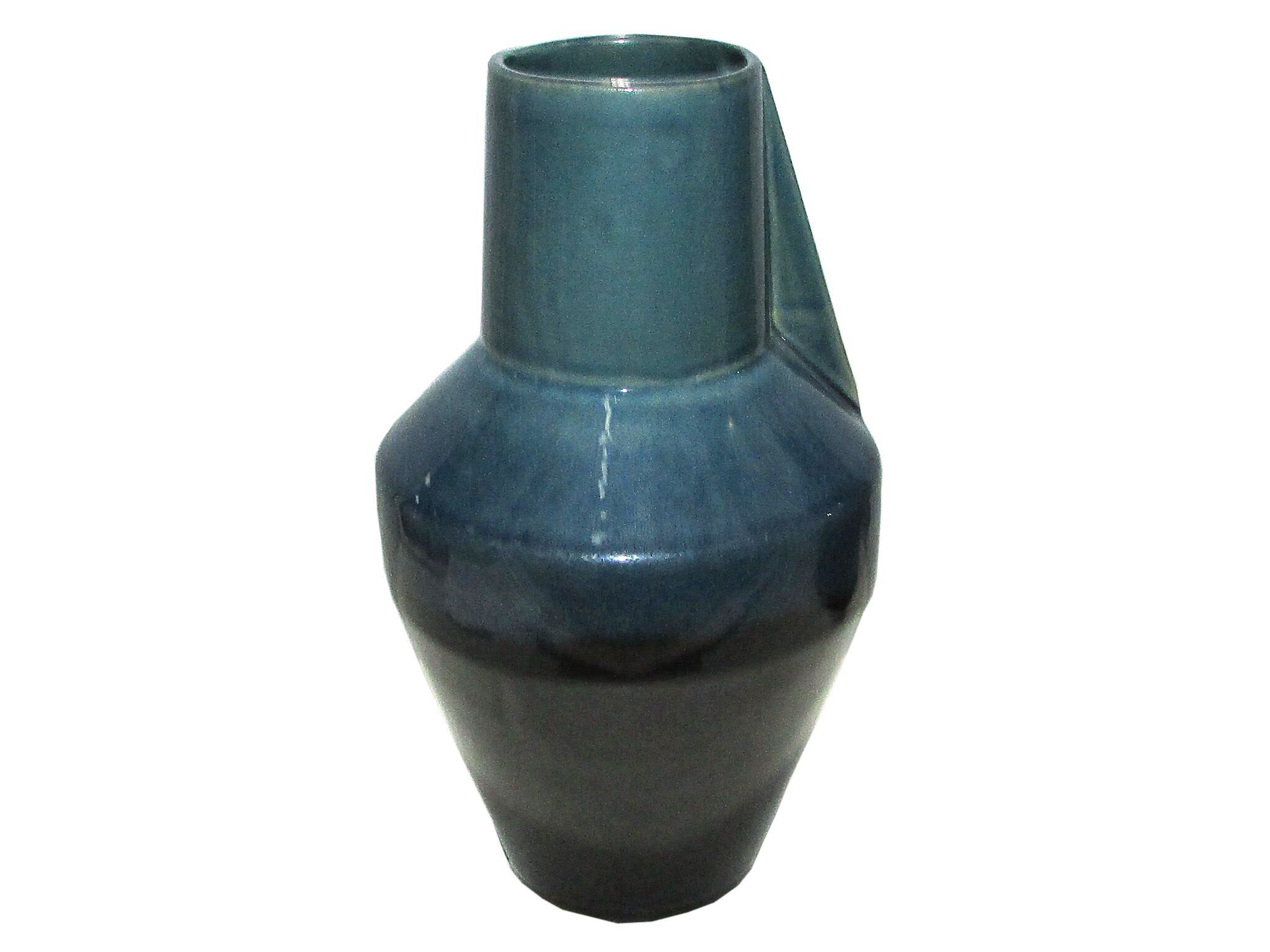 VASO IN CERAMICA BLU/NERO HM22351