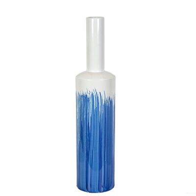 VASO IN CERAMICA BLU BIANCO HM22321