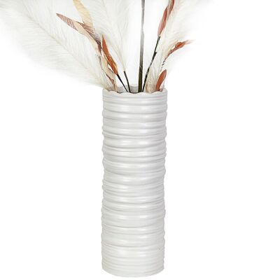 FLORERO CERAMICA BLANCO MATE HM22303