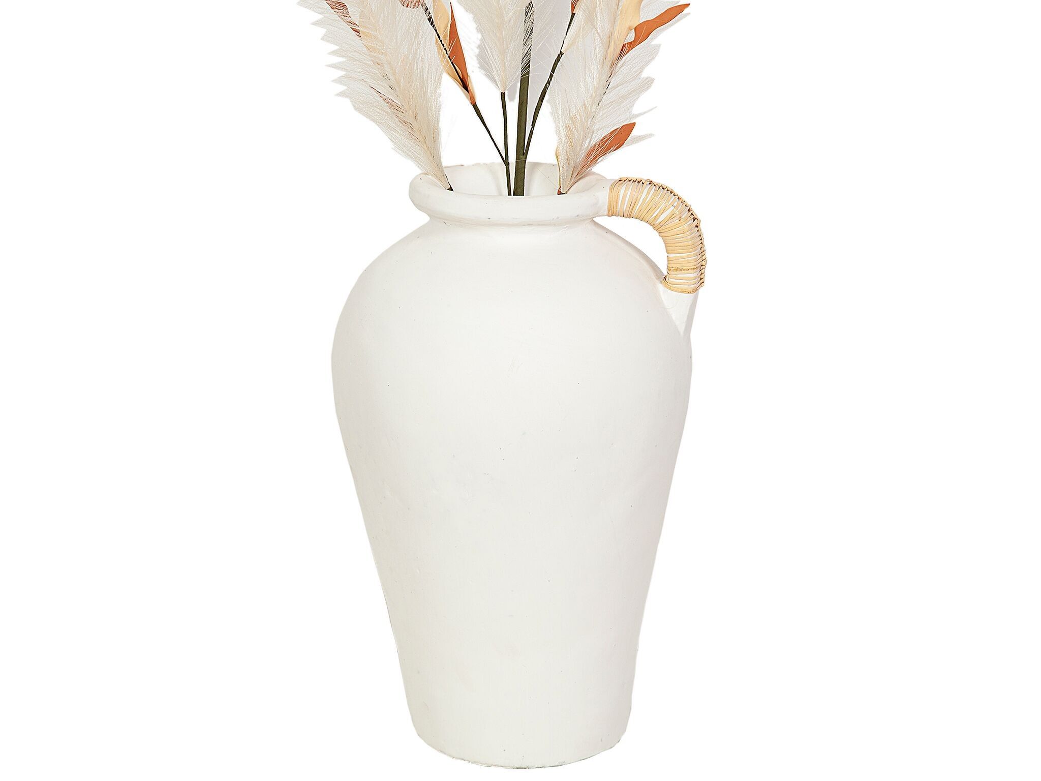 WEISSE TERRAKOTTA-VASE MIT SEILGRIFF HM472328