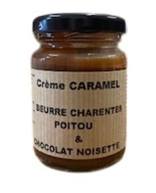 Crème caramel au Chocolat Noisette et beurre salé AOP Charentes Poitou