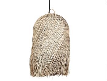 LAMPE À SUSPENSION FIBRE NATURELLE 30X30X30CM HM472262 1