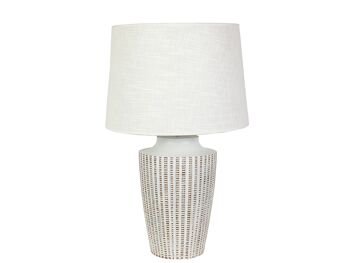 LAMPE EN RÉSINE AVEC ÉCRAN HM12310