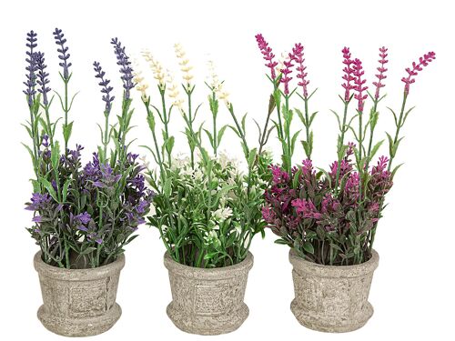 MACETA C/FLORES COLORES SURTIDOS (3 COLORES) HM842346