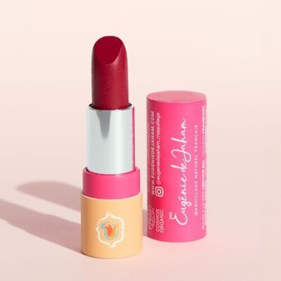 Rouge à lèvres couleur framboise certifié bio