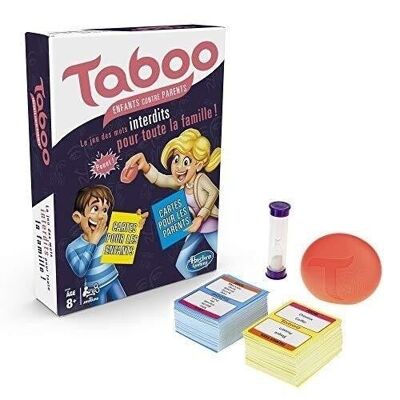 HASBRO GAMING - TABOO - NIÑOS CONTRA PADRES - VERSIÓN EN FRANCÉS