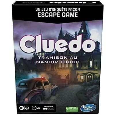 HASBRO GAMING - CLUEDO TREASON AT THE TUDOR MANOR - BOARD GAME - FRENCH VERSION