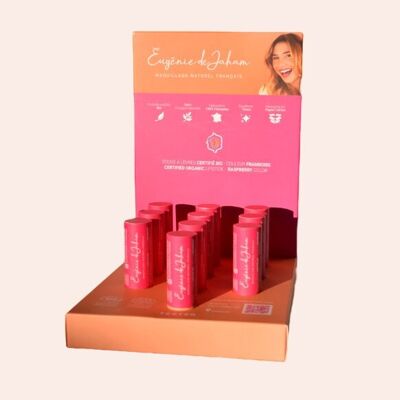 KIT DI ATTUAZIONE ROSSETTO COLOR LAMPONE BIOLOGICO CERTIFICATO