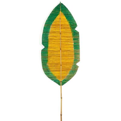 YELLOW/GREEN BANANA LEAF PALM 32X1X180CM HM472229