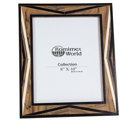 WOOD/RESIN PHOTO FRAME 20X2X25CM HM31230620