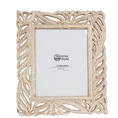 CARVED PHOTO FRAME DM HM31231720