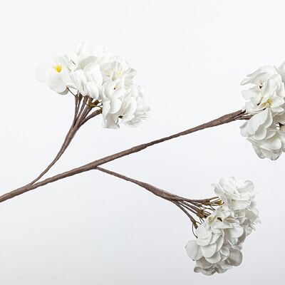 BRANCHE 3 FLEURS HYDRENSIA BLANCHE 23X23X92CM HM92330