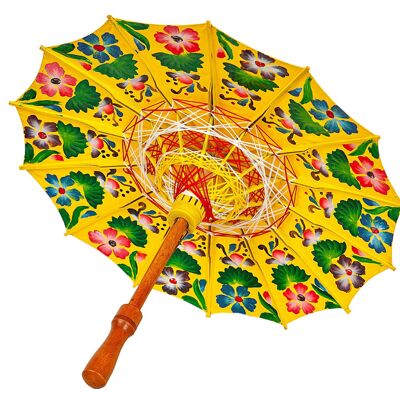 JAVA UMBRELLA PAINTED YELLOW 50X50X65CM HM472350