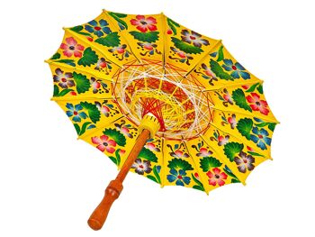 PARAPLUIE JAVA PEINT JAUNE HM472350