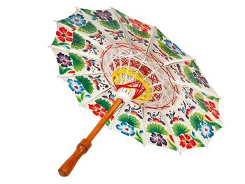 PARAPLUIE JAVA PEINT BLANC HM472348