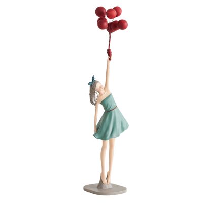 Balloon Girls Resin Ornaments