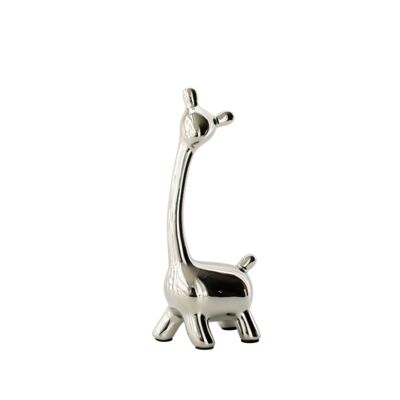 Electroplating Silver Deer Statue