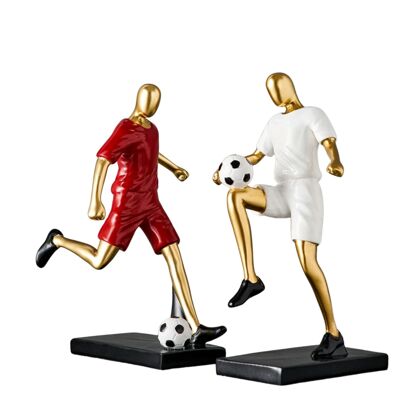 Football Player Miniatures Statue