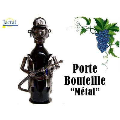 Porte-Bouteille Métal Pompier