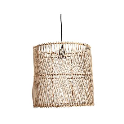 LAMPARA COLGANTE CILINDRO RATTAN 30X30X30CM HM472365