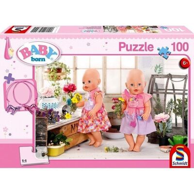 Puzzle Baby Born Fleuriste 100 Pièces