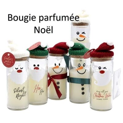Bougie De Noël Parfumée 6Ass