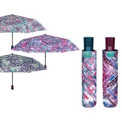 Parapluie Femme Mini Auto 30Cm Écossais