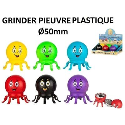 Grinder Pieuvre Plastique Ø50Mm ARTICLES FUMEURS