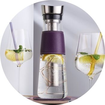 Carafe en verre Eve Cuivre 1