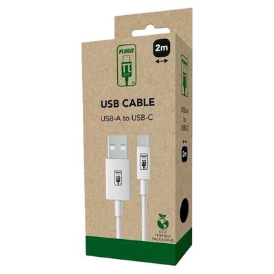Câble Usb-A/Usb-C 2M Nylon