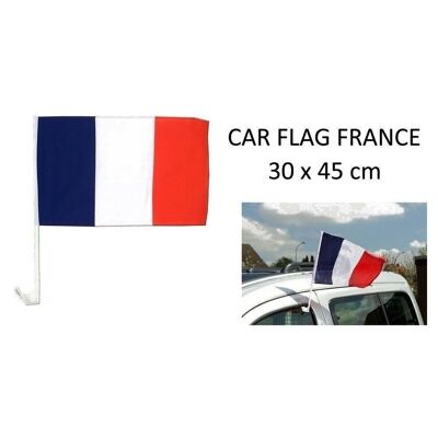 Car Flag France 30 X 45Cm