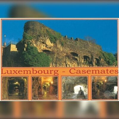 Carte Postale  Luxembourg Casemates 
Mit