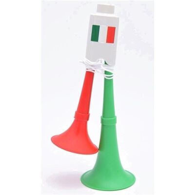 Double Trompe Supporter - Italie 24Cm