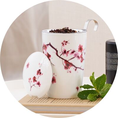 Porcelain mug TEAEVE Cherry Blossom