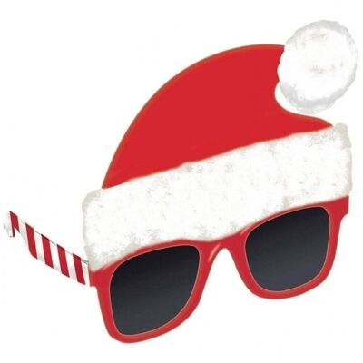 Glasses Santa Hat