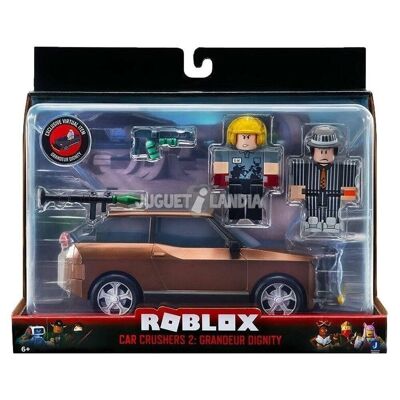 Véhicule Car Crushers+2 Figurines Roblox