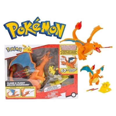 Figurine Dracaufeu + Pikachu Avec Sons.