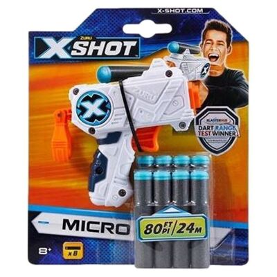 Pistolet Xshot Micro + 8 Flèchettes